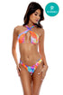 Luli Fama Dancing Queen Strappy Loop Brazilian Scrunch Bottom